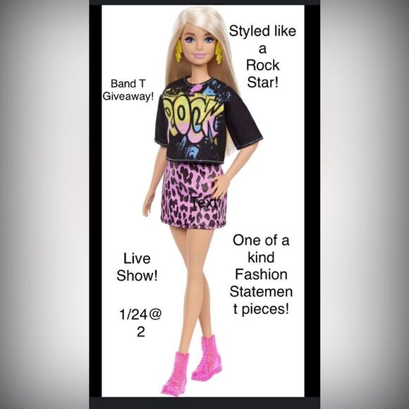 My next live show!  Styled like a rock star!  Friday, March 31 @2 Pacific. - Picture 1 of 1